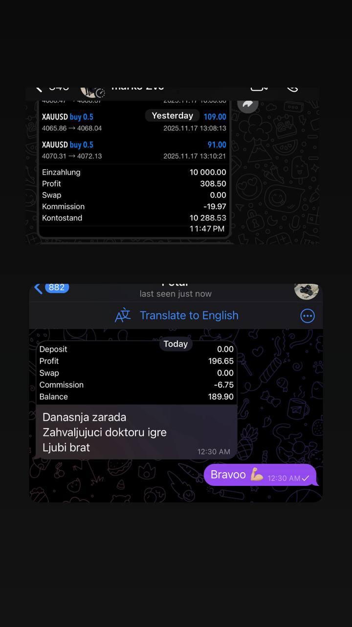 Small Account Growth Screenshot
